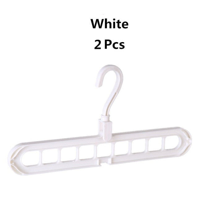 Multifunctional Double Layer Storage Hanger, Plastic Clothes